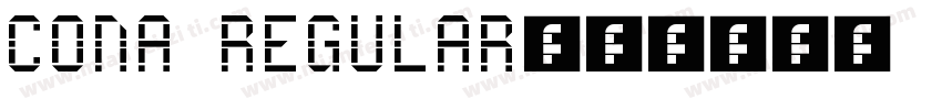 CONA REGULAR字体转换